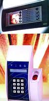 Top: BPT Security's Nova door entry control features the smallest full colour monitor made, offering discreet surveillance of visitors; bottom: TSSI's EnGuard integrated access control package offers fingerprint verification and can operate single or multiple doors